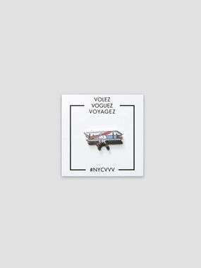 Limited Edition Louis Vuitton Enamel Airplane Pin
